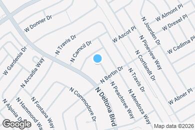 Map image of the property - 9370 N Peachtree Way
