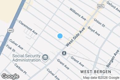 Map image of the property - 26 Yale Ave