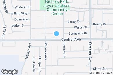 Map image of the property - 5531 Central Ave
