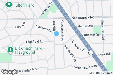 Map image of the property - 3906 Hillside Dr