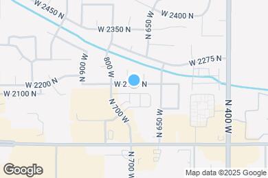 Map image of the property - 719 W 2175 N