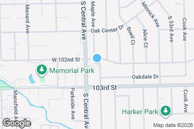 Map image of the property - 10210 Washington Ave