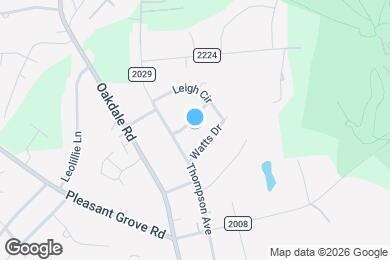 Map image of the property - 1022 Teresa Ln