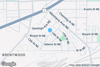 Map image of the property - 1390 Bryant St NE