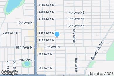 Map image of the property - 145 10th Ave N