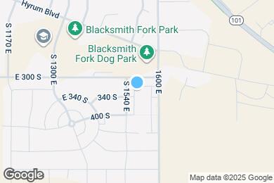 Map image of the property - 335 S 1540 E