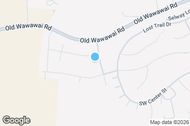 Map image of the property - 1640 SW Panorama Dr