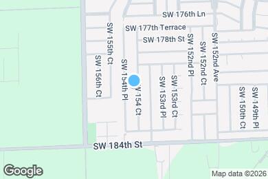 Map image of the property - 18118 SW 154 Ct