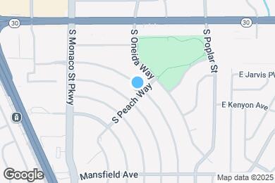 Map image of the property - 3691 S Narcissus Way