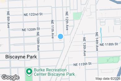 Map image of the property - 1107 NE 118th St