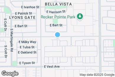 Map image of the property - 3711 E Galveston St