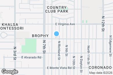 Map image of the property - 816 E Sheridan St
