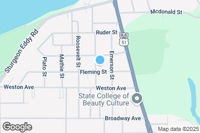 Map image of the property - 1715 Fairmount St