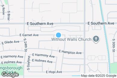 Map image of the property - 2612 E Glade Ave