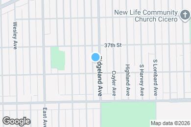 Map image of the property - 3734 Ridgeland Ave
