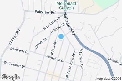 Map image of the property - 335 N Alvarado St