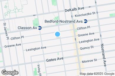 Map image of the property - GREENE AVENUE / NO FEE / 2-Months Free / Charming Bed-Stuy 1-Bed 1-Bath / Prime Location