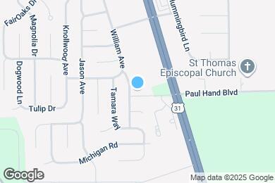 Map image of the property - 1432 Nicole Dr