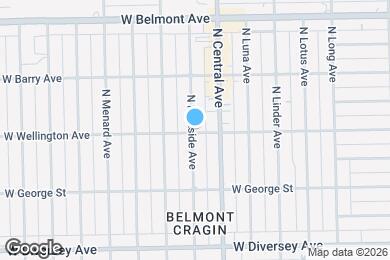 Map image of the property - 5602 W Wellington Ave