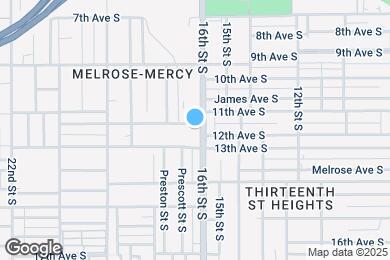 Map image of the property - 1610 12th Ave S