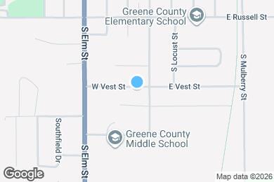 Map image of the property - 107 E Vest St