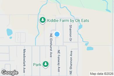 Map image of the property - 616 NE Fenway Ave