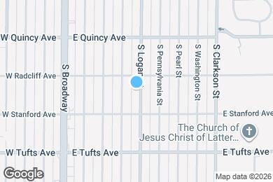 Map image of the property - 4439 S Logan St