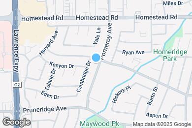 Map image of the property - 692 Pomeroy Ave