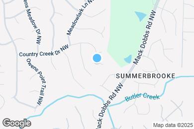 Map image of the property - 3319 Country Creek Dr NW