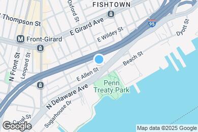 Map image of the property - 327 E Allen St