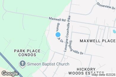 Map image of the property - 3848 Round Rock Dr