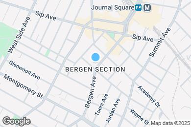Map image of the property - 857 Bergen Ave
