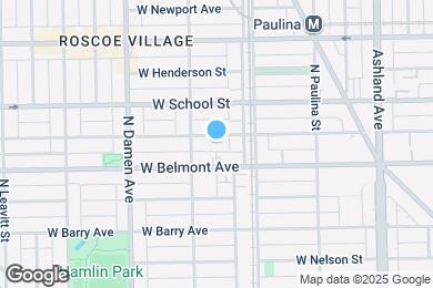 Map image of the property - 1827 W Melrose St