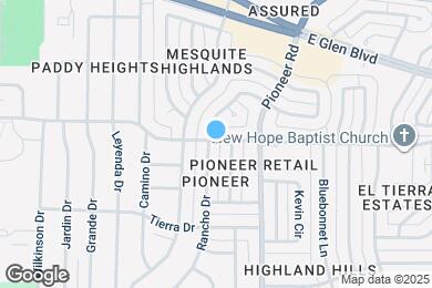 Map image of the property - 600 Rancho Dr