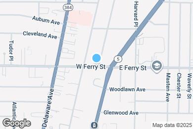 Map image of the property - 936 W Ferry St