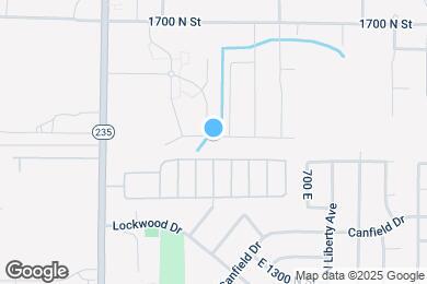 Map image of the property - 483 E 1525 N