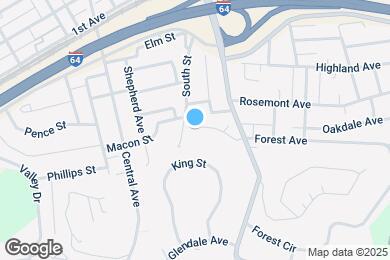 Map image of the property - 105 Forest Ave