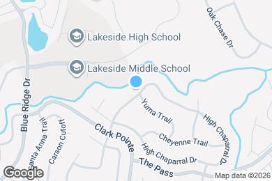 Map image of the property - 3981 High Chaparral Dr