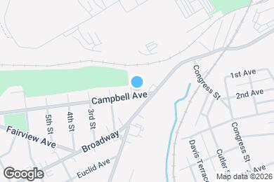 Map image of the property - 1617 Campbell Ave