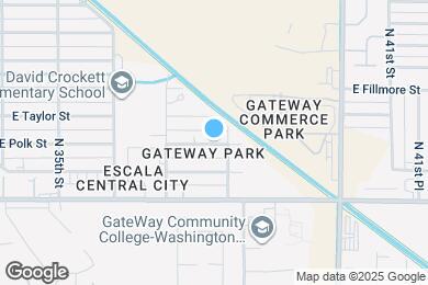 Map image of the property - 3748 E Taylor St