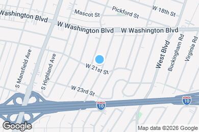 Map image of the property - 2045 S Harcourt Ave