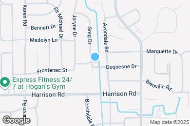 Map image of the property - 895 Greg Dr