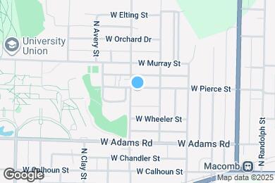 Map image of the property - 437 W Pierce St