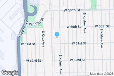 Map image of the property - 6040 S Kolmar Ave