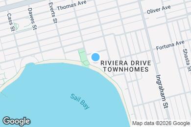 Map image of the property - 1327 La Palma St