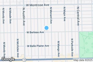 Map image of the property - 5820 W Berteau Ave
