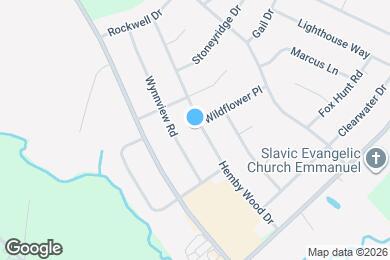 Map image of the property - 8013 Hemby Wood Dr