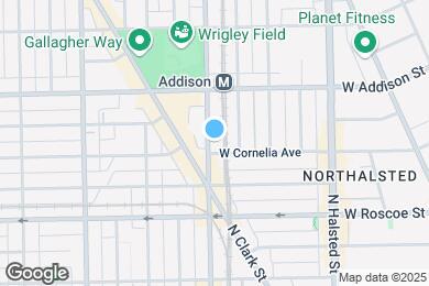 Map image of the property - 3509 N Sheffield Ave
