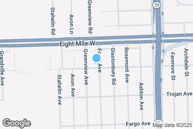 Map image of the property - 20509 Faust Ave