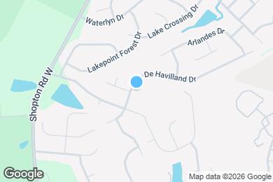 Map image of the property - 15541 De Havilland Dr
